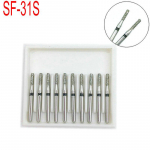 10 tk/karp Hambaravi Teemanthambad puur Hambaravi Burs Dia-puurid kiirete k&auml;siinstrumentide jaoks &uuml;lij&auml;medad hambaravimaterjalid SF-31S