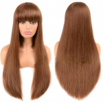 MERISIHAIR naiste pikad blondid sirged juuksed tukkidega Kvaliteetsest s&uuml;nteetilisest kiust parukas 10-12-30