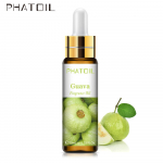 PHATOIL 10ML Pineapple Pear Grape Kiwifruit Fruit Fragrance Oils for Diffuser Aroma Healthy Calming Air Fresh Care DIY Fruit Perfume Guava+dropper
