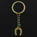 Moodne hobuseraua 21x16mm ripats 30mm v&otilde;tmehoidja metallkett pronks meeste autohoidja kingitus suveniirid v&otilde;tmehoidja pronksi