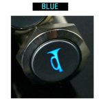 Veekindel 12 V elektroonika metallist alumiiniumist 16 mm surunupuga hetkel&uuml;liti LED-v&otilde;imsusega auto riiv