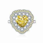 BELLA BOX, s&uuml;damest avanevad muudetava suurusega s&otilde;rmused naistele, tsirkoonist kihluspeole peened ehted Adjustable Opening roheline