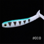 FTK 3D Eye pehme silikoonlant, kunstlik lant, 8cm 4,0g/10CM7,5g karpkala ja bassi jaoks, kaks v&auml;rvi, &uuml;ks pliikonks paki kohta 8CM-5pcs-001