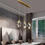 Magamistoa voodi &auml;&auml;res olev dekoratiivne l&uuml;hter Kristalli valgusega luksuslik s&ouml;&ouml;gibaar Loominguline elutoa pika joonega l&uuml;hter Warm light-3 headlight