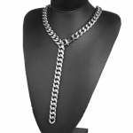 Meeste hip-hop ketid kaelakeed roostevabast terasest k&otilde;rge kvaliteediga XXXtentacion stiil Miami kuuba kett kaelakee meestele ehted kingitus 13MM,40CM