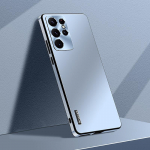 360 t&auml;isl&ouml;&ouml;gikindel TPU &uuml;mbris Samsung Galaxy S23 S22 S21 Ultra Plus 5G S22 S23 alumiiniumist metallist objektiivi armor t&auml;ieliku kaitsega mobiili kate for S23 plus