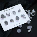 1 pakk Super L&auml;ikiv Disco Teemant-h&otilde;bedane helkurkivist kalliskivid K&uuml;&uuml;neehted K&uuml;&uuml;nekaunistus