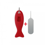 1 tk SIM-kaardi eemaldamise n&otilde;elahoidjate jaoks. Avage mobiiltelefoni SIM-kaardi salvestuskorpuse eemaldamise t&ouml;&ouml;riist v&otilde;tmehoidjaga punane