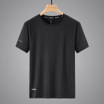 Quick Dry Sport T-s&auml;rk Meeste 2023 l&uuml;hikeste varrukatega suvine vabaaja valge pluss 6XL 7XL 8XL Top Tee GYM T-s&auml;rk YBR2021 L must