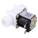 G1/2 NC plastist elektriline solenoidklapp, tavaliselt suletud vee sisselaskeklapp DC24V