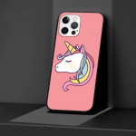 Armas multikas Unicorn must &uuml;mbris Apple Iphone 11 13 12 Mini 14 Pro Max Xr 7 8 Se 2020 Xs 6 6s Plus 5 5s Silikoonist telefoni kate iPhone 14 Plus