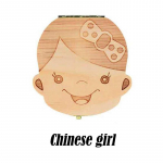 10 keelt inglise hollandi hispaania Portugal prantsuse Venemaa Baby Wood Tooth Box Korraldaja Piimahammaste hoiustamine Koguge hambaid naba Salvesta Gifi Chinese girl