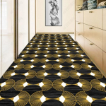 Klassikaline Euroopa fuajee pikk esik trepp Luksuslik vaiphall Sissep&auml;&auml;s Kodukaunistus Koridor Vahek&auml;ik Kohandatav W100*H400CM