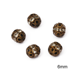 20 tk 6/8mm plaaditud v&auml;rvilised teemandid vasest &uuml;mmargused helmed ehete valmistamiseks DIY k&auml;ev&otilde;ru kaelakee k&otilde;rvar&otilde;ngas about 6mm 20pcs