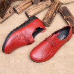 Nahast kingad Naiste kevad-s&uuml;gis pehmed p&otilde;randajalatsid Ema vabaajajalatsid 34 punane