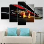 HD-prinditud 5 tk l&otilde;uendikunst seinakaunistus Abstraktne luksus GT3 RS sportauto L&Otilde;UENDI KOMPLEKT Seinakunstipildid Kodukaunistus Tr&uuml;kimaal 20x35cm*2 20x45cm*2 20x55cm*1