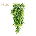 Kunstlik viinapuu kaunistus kastmata Loo eluj&otilde;udu korduvkasutatav ilus rippuv kunstlik taim s&otilde;najalalehed seinakaunistus roheline