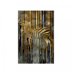 Kuldsebra abstraktsed l&otilde;uendimaalingud seinale Kunst Mood Luksuslikud Kunst Plakatid ja Prindid Loomad Kodukaunistus Pildid Cuadros 70x120 No Frame