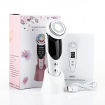 7-in 1 Face Lift Massager RF EMS mikrovooluga naha noorendamine n&auml;o valgusesoteraapia vananemisvastane kortsude iluaparaat lilla