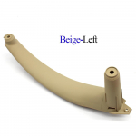 BMW X5 X6 E70 E71 sisemus, must beež hall ukse k&auml;etoe akna l&uuml;liti kattepaneeli kaass&otilde;itja ukse sisemine k&auml;epide Beige Left