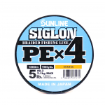 Sunline PE Line X4 Siglon 1800M PE 0,3 5LB Oranž (1472) oranž