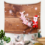 J&otilde;ulup&otilde;dra p&otilde;randalambi seinavaip P&uuml;hade pidulik magamistuba elutuba taustal rippuv riie 100x75cm