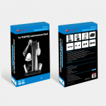 Kontrolleri laadimisjaam PSVR2 PS5 jaoks koos jahutusalusega kiirlaadimise multifunktsionaalne laadimisdokk PSVR2 tarvikute jaoks