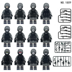 12 Mission Ghost Clan Small Pellet Military Doll Relvavarustus Ehitusplokkide m&auml;nguasjad