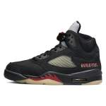 Air Jordan 5 Retro GORE-TEX Off-Noir Naiste tossud Must Tulepunane Musliin DR0092-001 36 gray