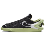 Akron&uuml;&uuml;m x Nike Blazer Low Must Oliiv Aura Unisex Tossud Valge DO9373-001 38.5 black