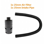 25 mm &otilde;hu sisselaskefilter summuti p&otilde;lemis&otilde;hu toru torujuhtme toru klambrid autosoojendi jaoks Webasto Eberspacher diisel seisuk&uuml;ttekeha jaoks Assembly 1