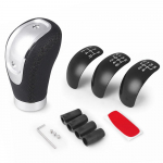 5/6 kiirusega universaalne R PU nahast k&auml;igukangi nupp manuaalne auto k&auml;igukangi pea k&auml;iguvahetusnupp modifitseeritud k&auml;igukangi pea