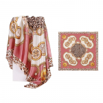 Kvaliteetsed luksuslikud siidist sallid peapael Sallid kaelasall naistele kett siidist sall naiste dekoratiivne sall 90*90cm