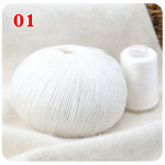50+20g/komplekt Knitting Yarn Ball Baby K&auml;sitsi kootud ka&scaron;miirl&otilde;ng 100% Mongoolia ka&scaron;miirvillane ka&scaron;miir 1