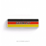 Mitme riigi autode isikup&auml;ra metallilipu auto logo Venemaa Ukraina Kanada EL Saksamaa lipu autokleebised Lipu kerekleebised Sabakleebised Germany