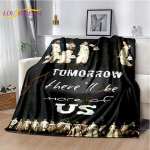 3D Ameerika Muusikalid Hamiltoni Flanellitekk Voodipesu Tuba Diivan Pehme Tekk Voodikateks F&auml;nnikunst Muusika Tekk Kodu Dekoor 75x100cm 30x40inch