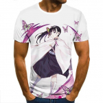 3D T-s&auml;rk Demon Slayer Nezuko Riietus Mehed Naised Lapsed L&uuml;hikeste varrukatega Lahedad T-s&auml;rgid Mood Suvine Suvine Poiss T&uuml;druk Laste T&auml;navar&otilde;ivad XS