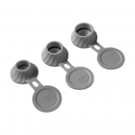 3 tk &uuml;mberp&ouml;&ouml;ratud pudeli kaane lekkekindel TPE vannitoavesi &scaron;ampoon k&ouml;&ouml;gi maitseainepudeli &uuml;mberp&ouml;&ouml;ratava pudeli kaane asenduskomplekt valge