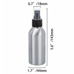 40&ndash;250 ml alumiiniumist pihustuspudelid, korduvt&auml;idetavad parf&uuml;&uuml;mid, kaasaskantavad t&uuml;hjad konteinerid, reisikosmeetikapihusti pihusti minireisipudel white/250ml