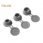 3 tk &uuml;mberp&ouml;&ouml;ratud pudeli kaane lekkekindel TPE vannitoavesi &scaron;ampoon k&ouml;&ouml;gi maitseainepudeli &uuml;mberp&ouml;&ouml;ratava pudeli kaane vahetus hall