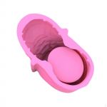 K&auml;sitsi valmistatud armas lillehoidja kodukaunistuseks epoks&uuml;vaigust sukulentidele