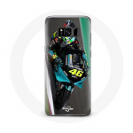 &Uuml;mbris Samsung Galaxy S8 Valentino Rossi MotoGP Rider 46 jaoks