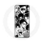 &Uuml;mbris Samsung A5 2016 Attack on Titan Manga Levi Ackerman