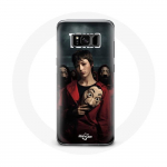 &Uuml;mbris Samsung Galaxy S8 pluss La Casa De Papel Tokyo maskile