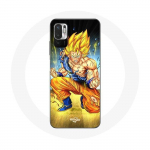 Coque pour Xiaomi Poco M3 Pro Son goku dragon ball corps enerv&eacute;