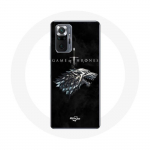 Coque pour Xiaomi Redmi Note 10 Pro Game of Thrones Saison 8 Le Tr&ocirc;ne de Fer La maison Stark Logo L'hiver arrive