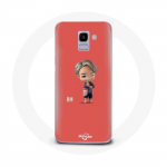 &Uuml;mbris Samsung Galaxy J6 2018 BTS TinyTAN Animation RM jaoks