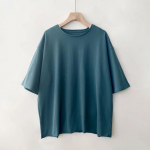 Johnature suvised vabaaja &uuml;hev&auml;rvilised lihtsad naiste topid, k&otilde;ik sobivad O-kaelusega l&uuml;hikeste varrukatega naiste T-s&auml;rgid One Size sinine