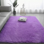 Elutoa vaip Kohev voodivaip Kodukaunistused Aken Voodivaibad Paksud vaibad Pehme samet kvaliteetne matt 200X180cm(78.8X71In) lilla