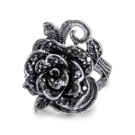 Naiste s&otilde;rmused Flower Retro Rose teemants&otilde;rmus Naiste s&otilde;rmus 6 h&otilde;be